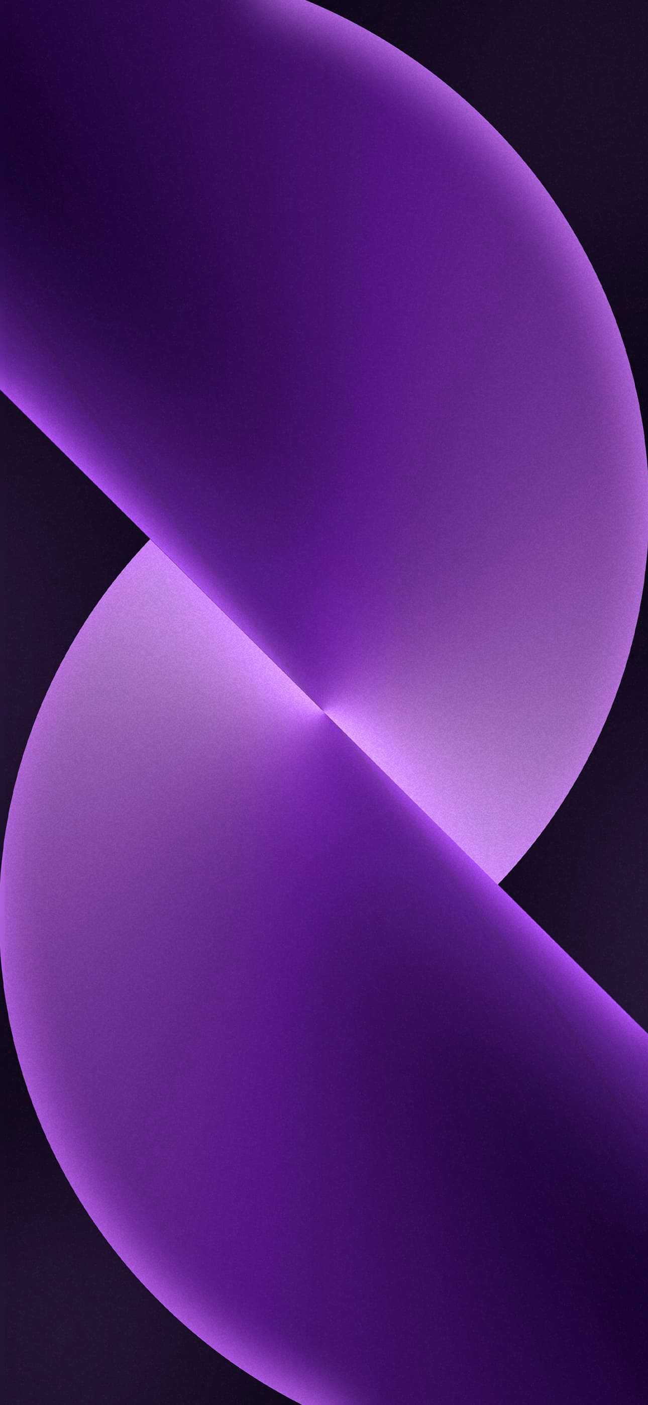 Abstract purple curves wallpaper for iPhone 14 Pro Max
