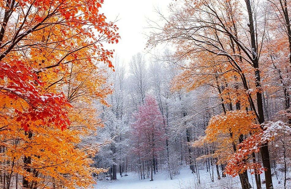 Fall Winter Background Wallpaper