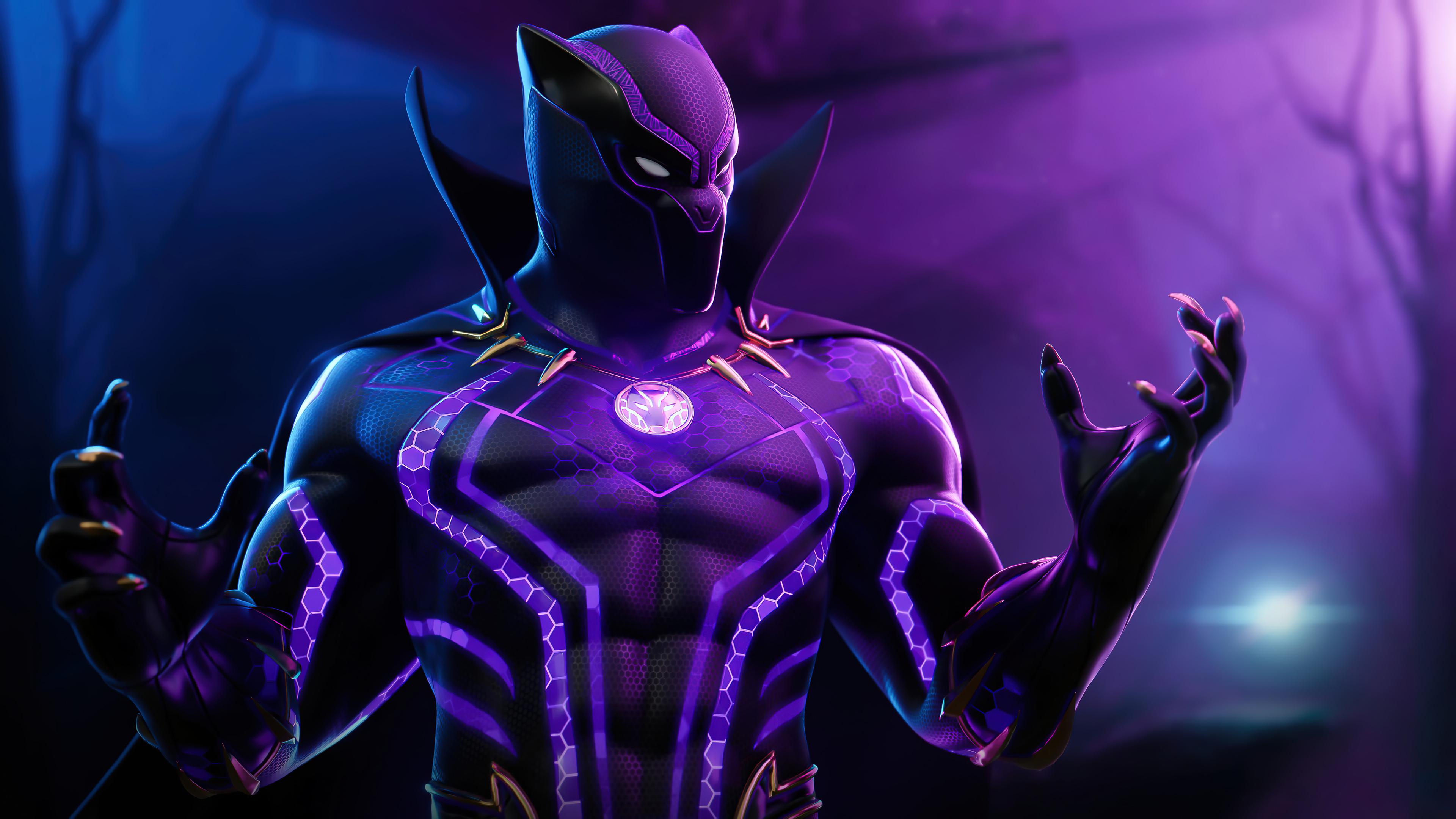 Black Panther Fortnite HD 4k Wallpaper