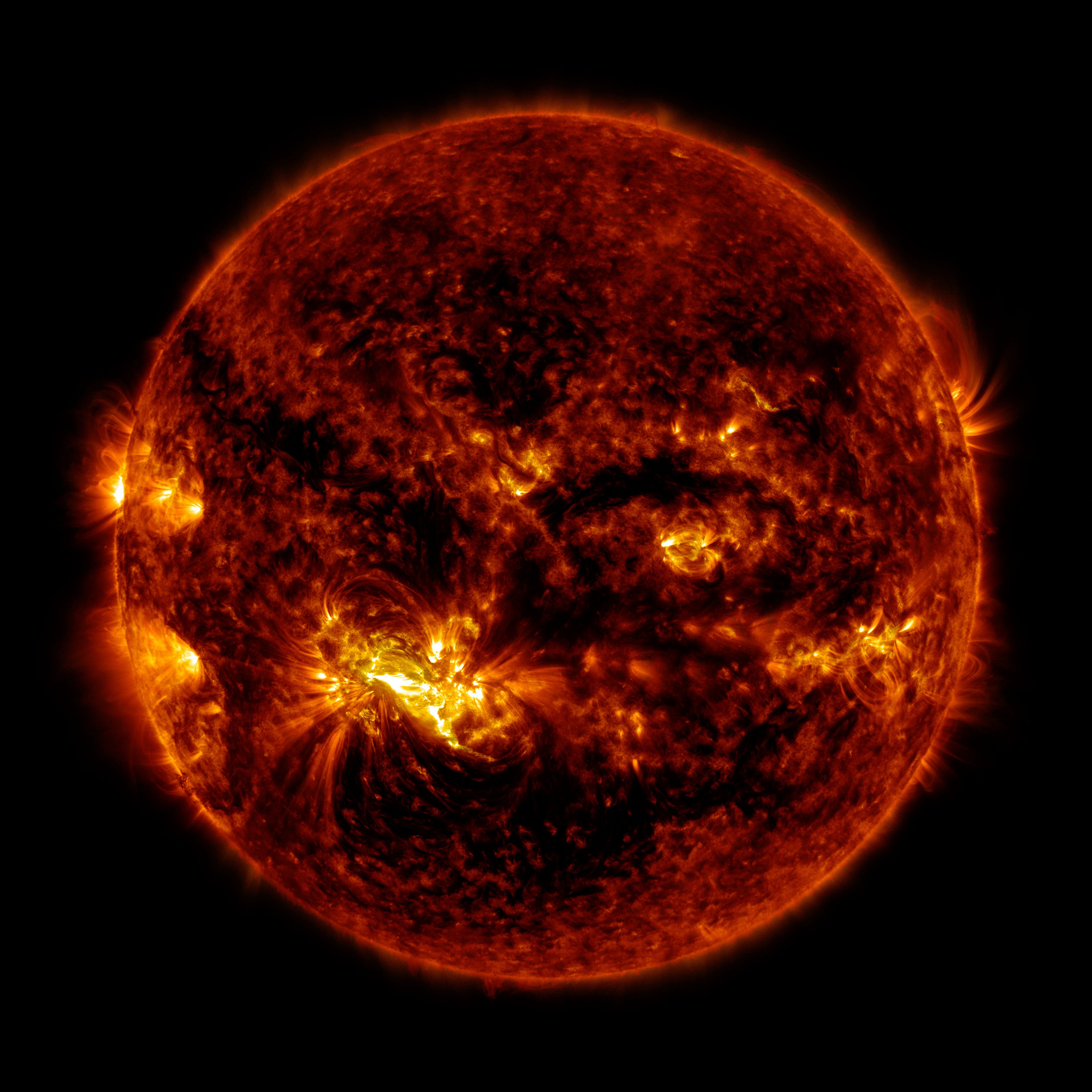Monster Sunspot Releases M8 Class Solar Flare Nasa