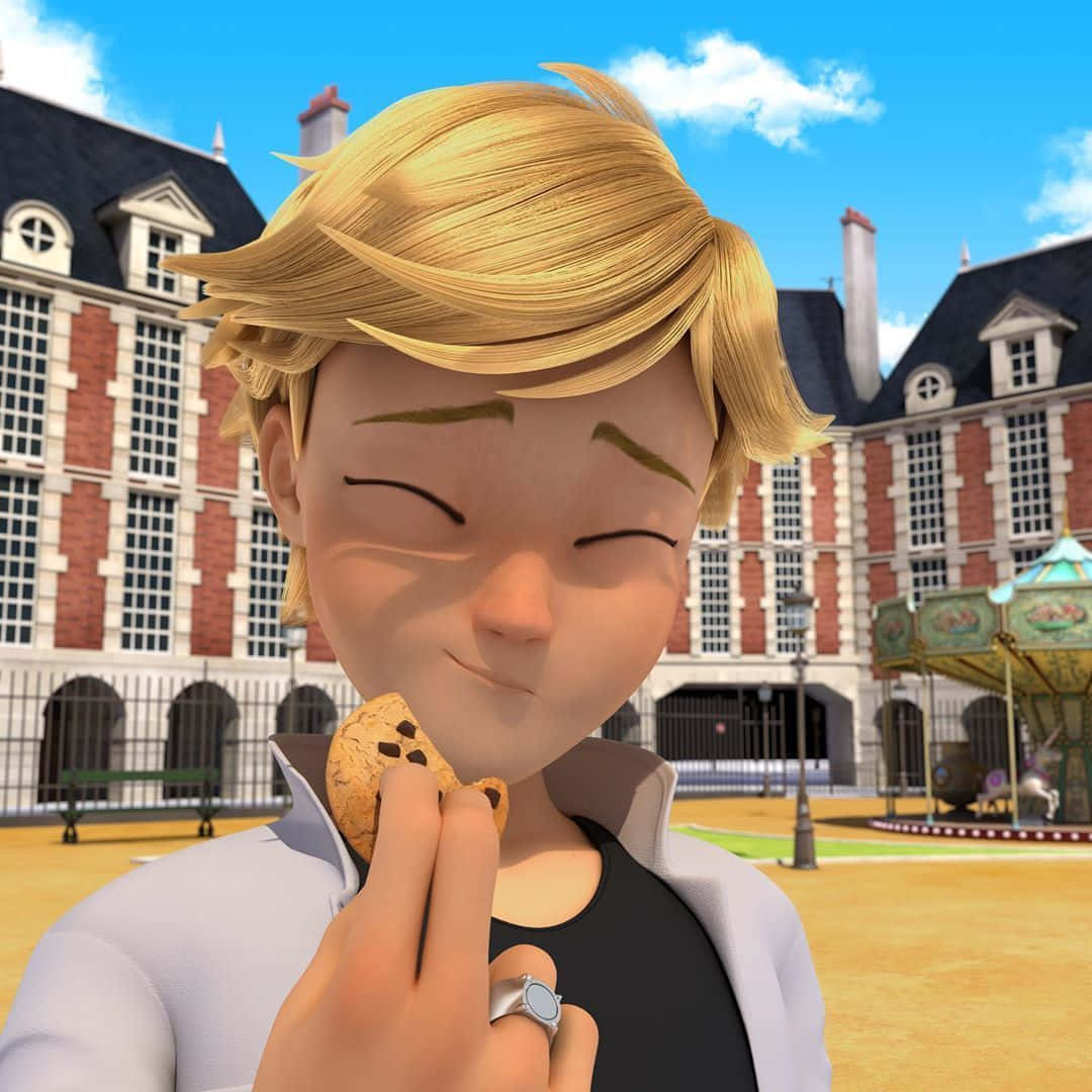 Adrien The Superhero Wallpaper