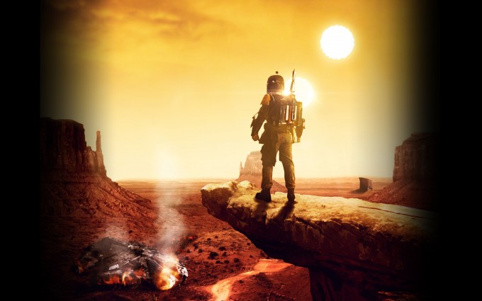 Star Wars Boba Fett Movie Poster Desktop HD Wallpaper