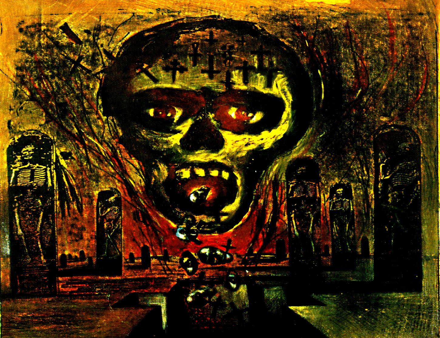 SLAYER death metal heavy album art cover dark g wallpaper 1450x1115