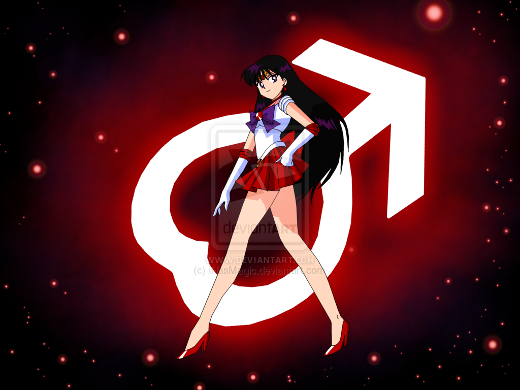 Sailor Mars Final Pose Manga Uniform By Ihasmagic
