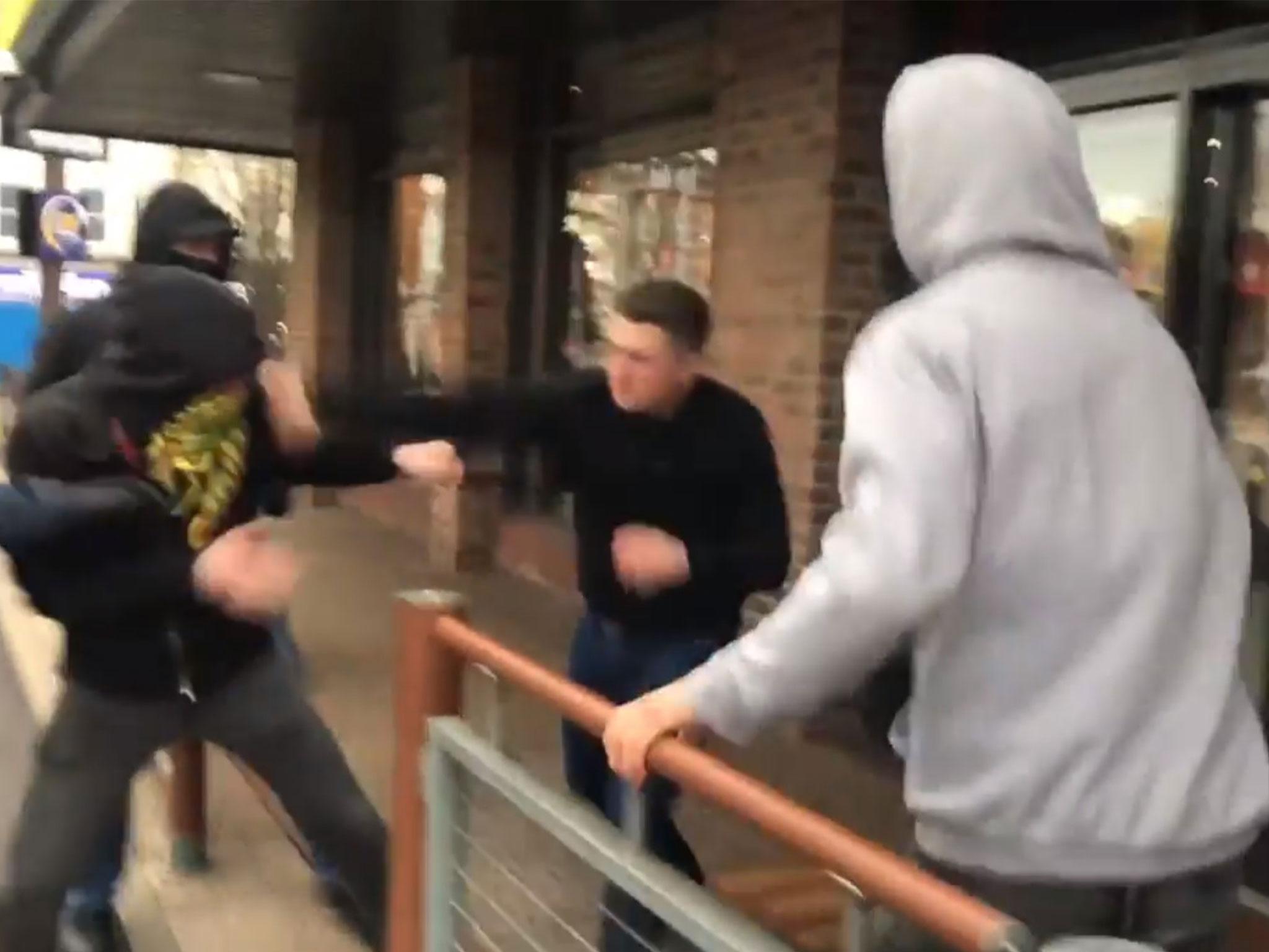 Tommy Robinson Releases Video Of Himself Fighting With Masked Men