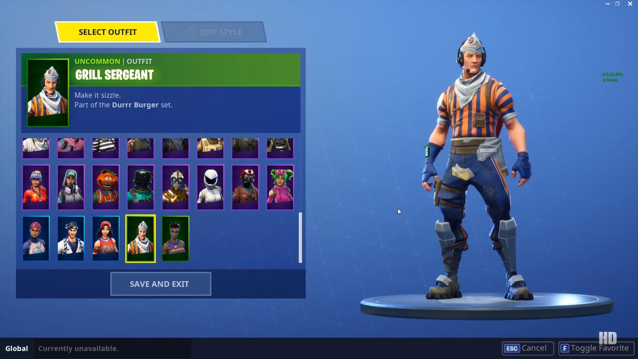 Uping Grill Sergeant Skin Found In Game Files Stylized