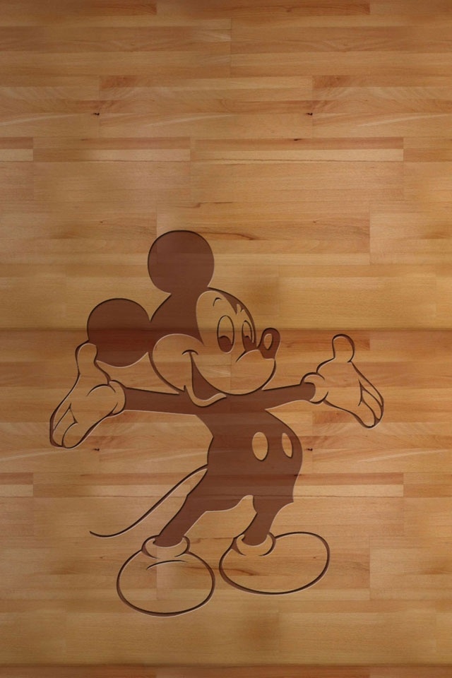 Disney Micky Woods iPhone Wallpaper HD 4s