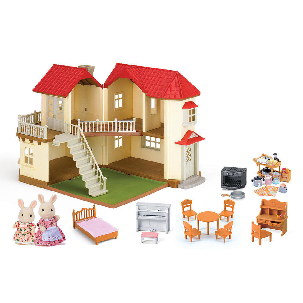 Calico Critters Cc2066 Luxury Townhome Gift Set Townhouse New Factory