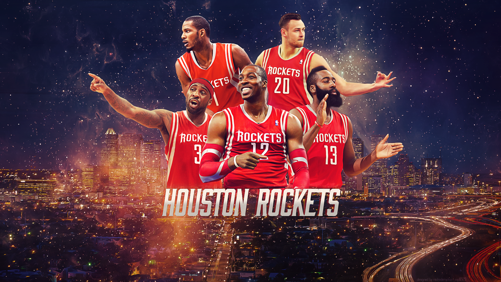 Wallpaper Houston Rockets Starting Lineup Wp Clutchfans