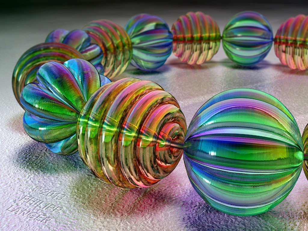 Colorful Glass Beads By Robolotion