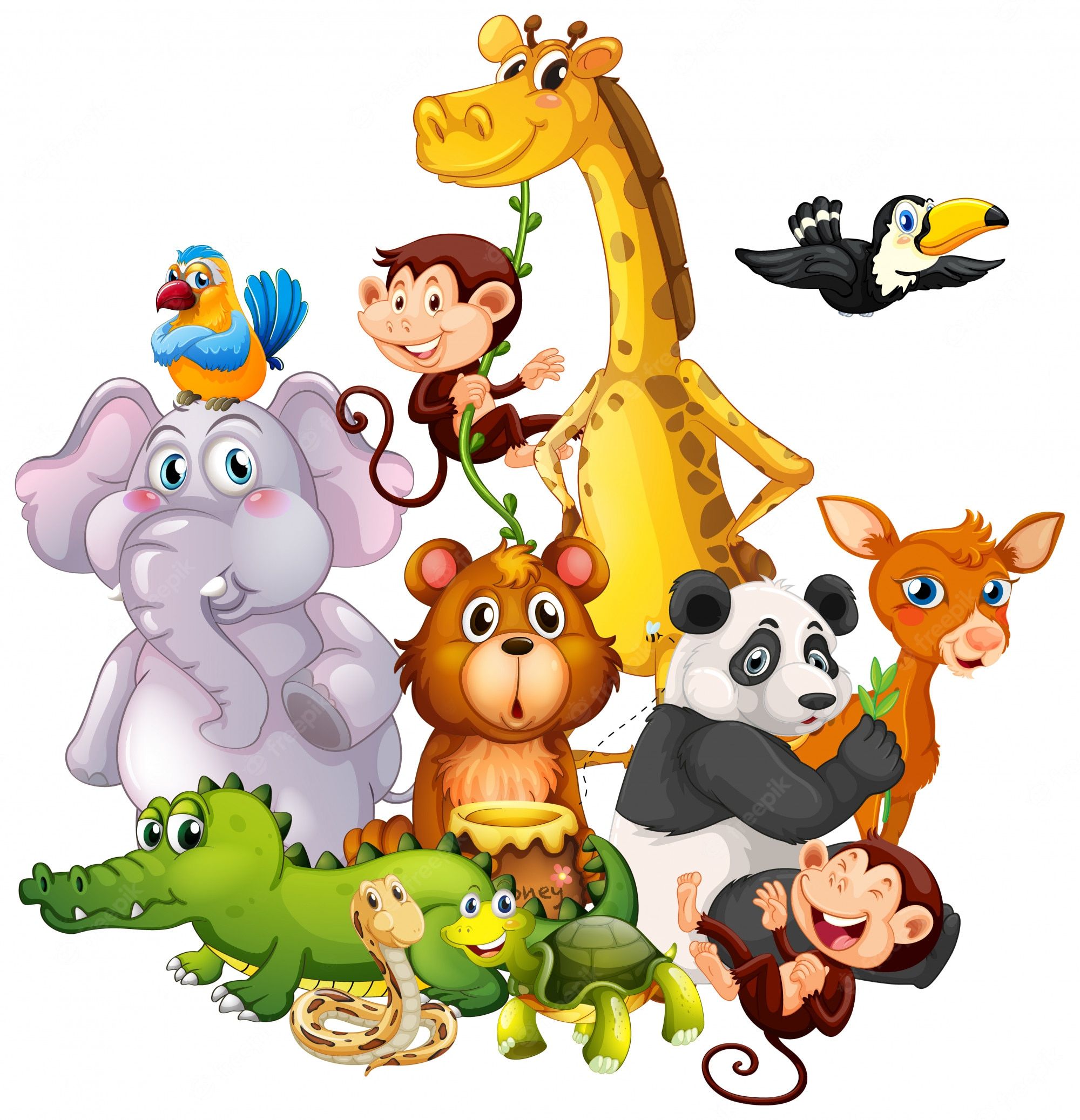 Cartoon Animals Wallpaper