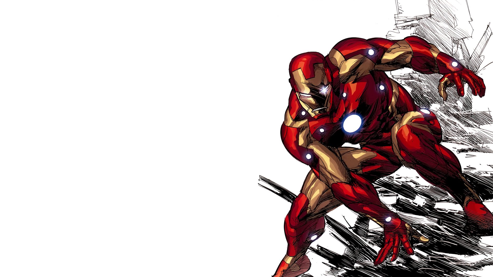 Iron Man Ic Cartoon Wallpaper HD