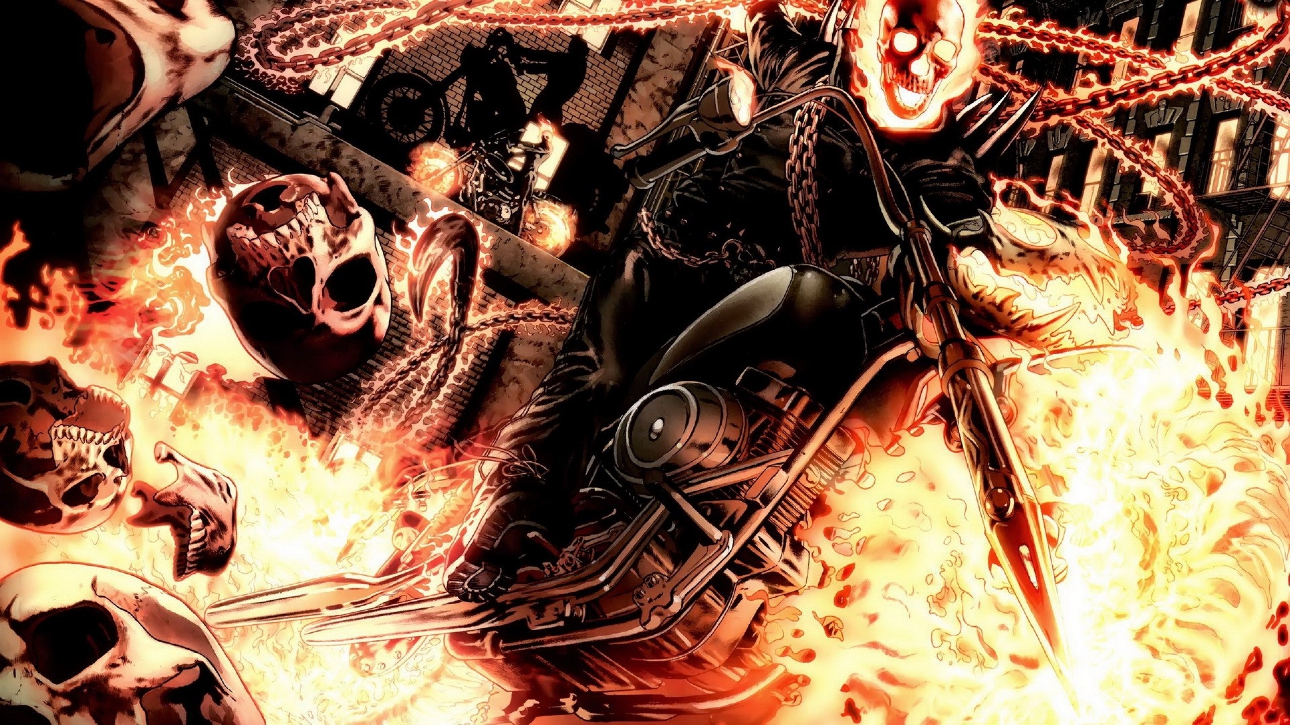 Ics Ghost Rider Marvel Wallpaper Art HD