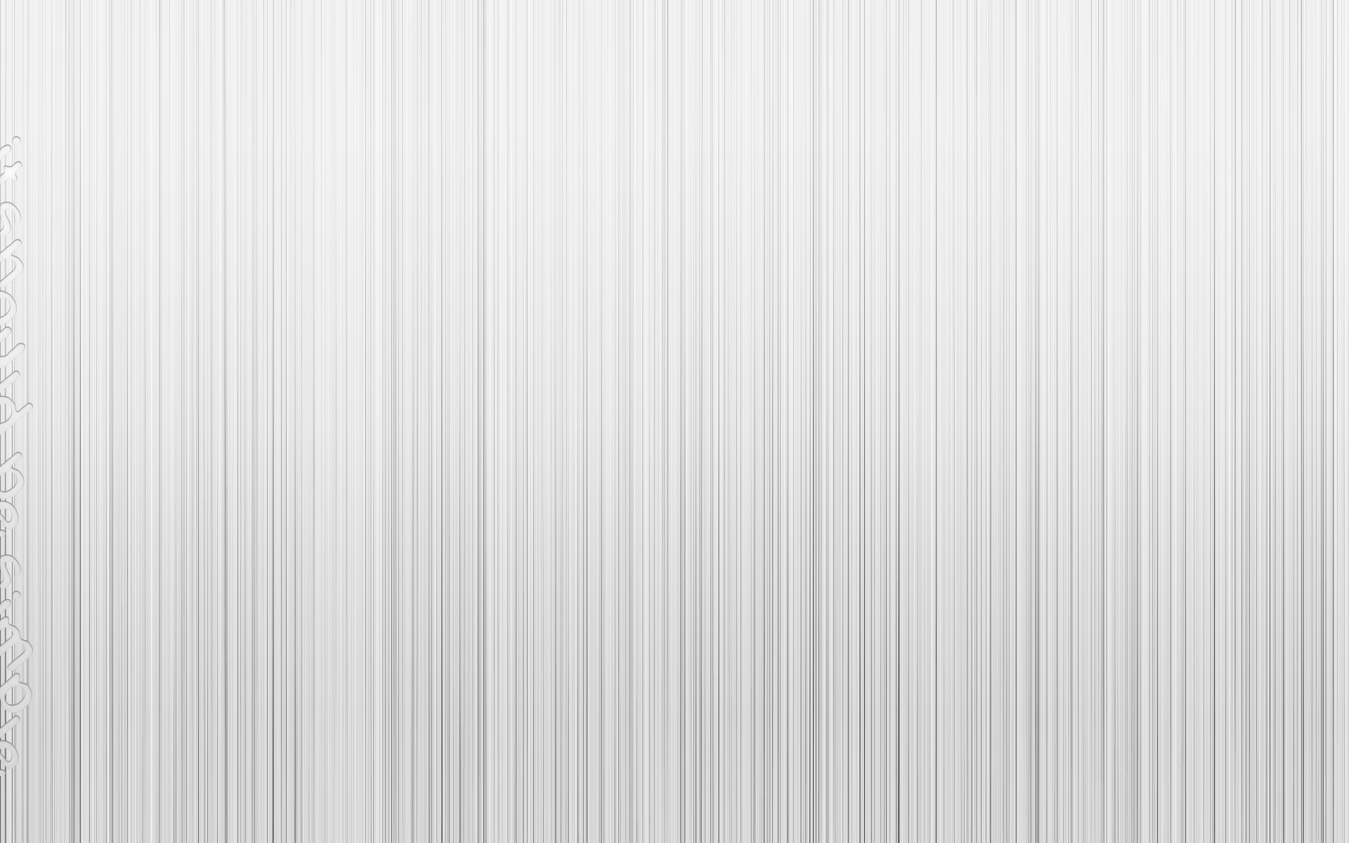 A minimalist white wallpaper with vertical lines creating a subtle textured effect