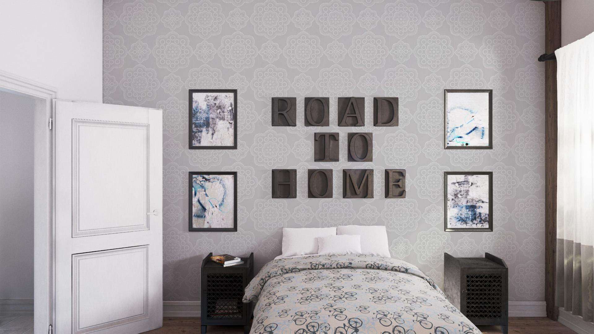 Harlequin Odetta Wallpaper Harbour Grey Fashion