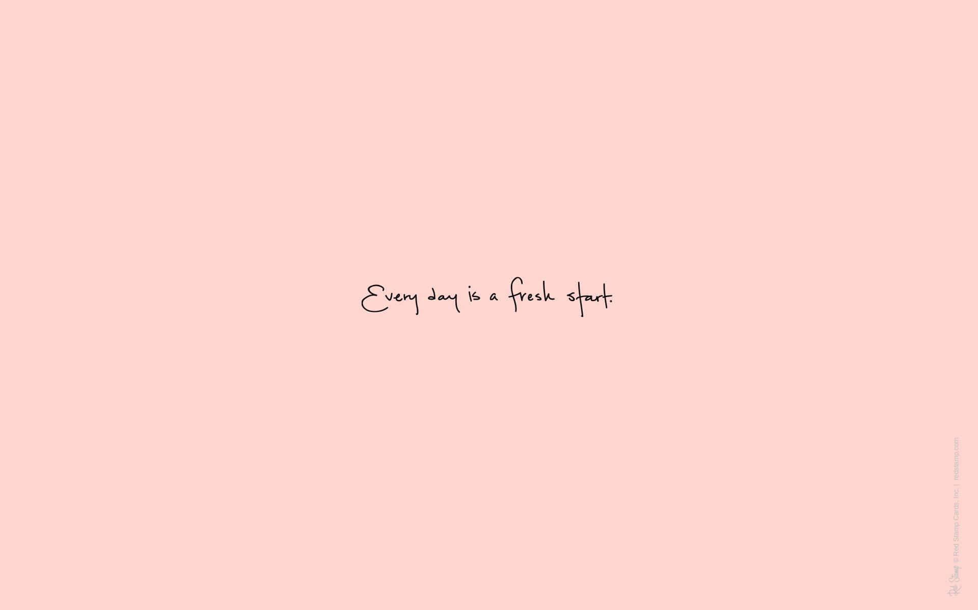 A Pink Background With The Words Everything Is Beautiful