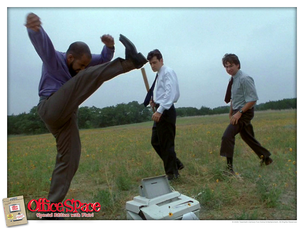 Apart And Reenact This Hilarious Scene From The Movie Office Space