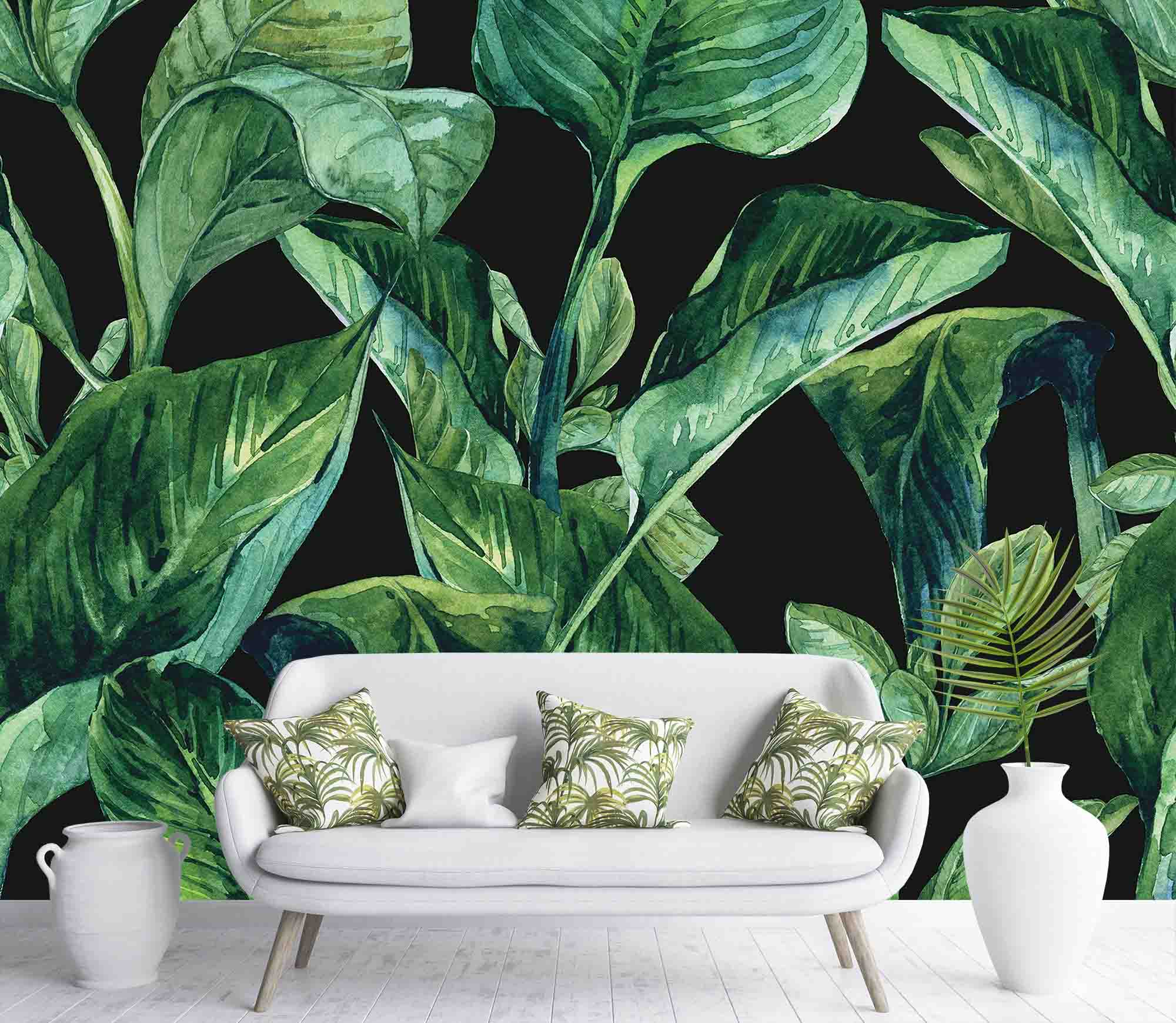 tropical wall covering
