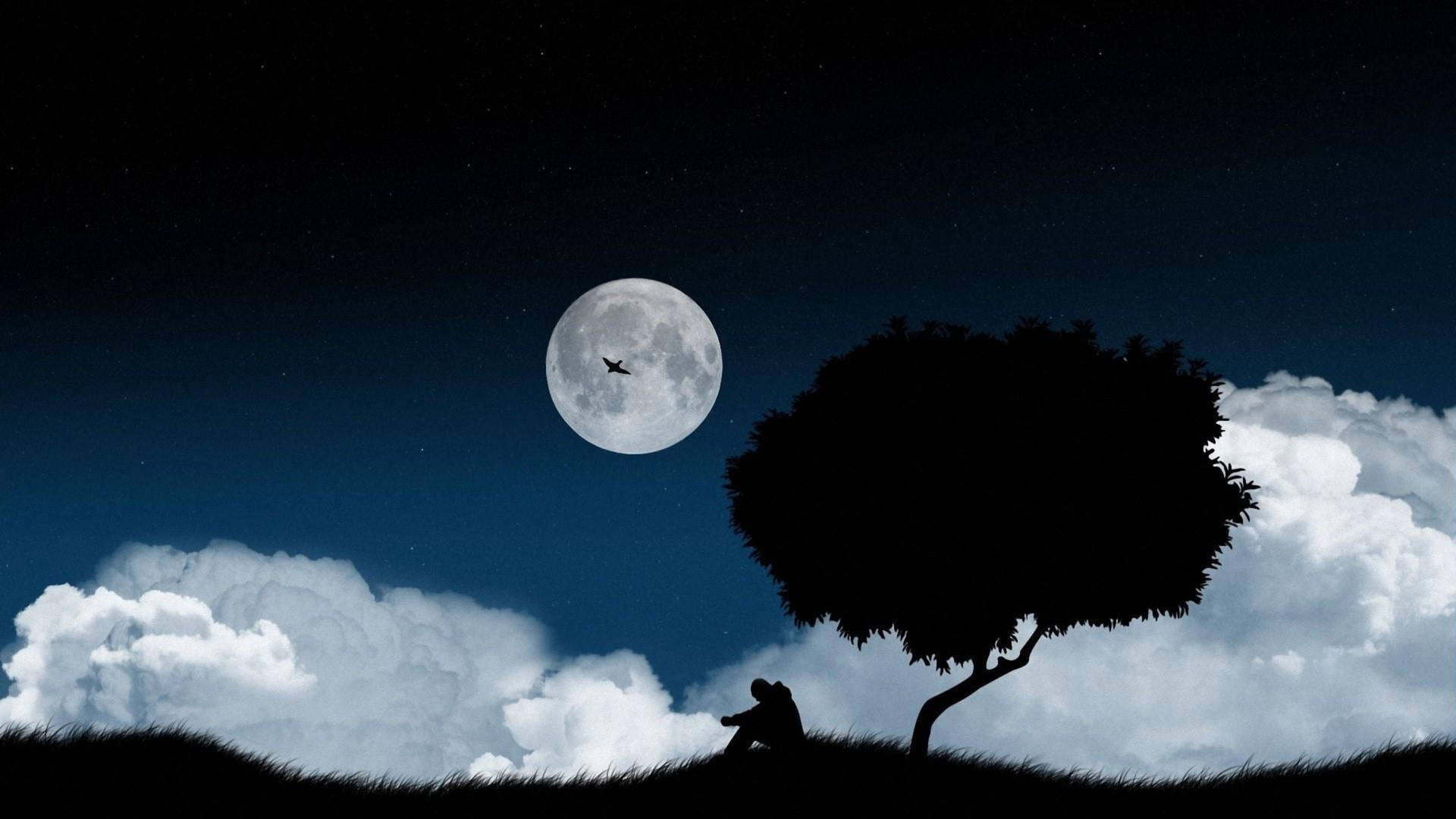 Sitting Alone Wallpaper