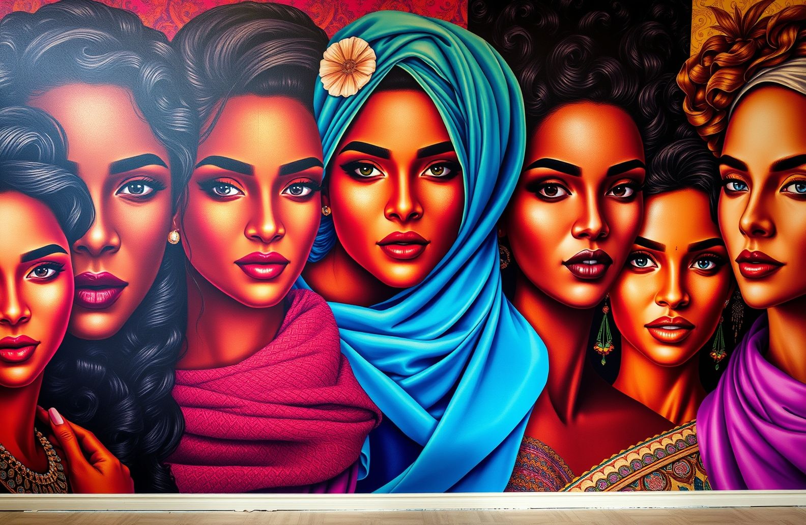 Beautiful Women Faces Wallpaper