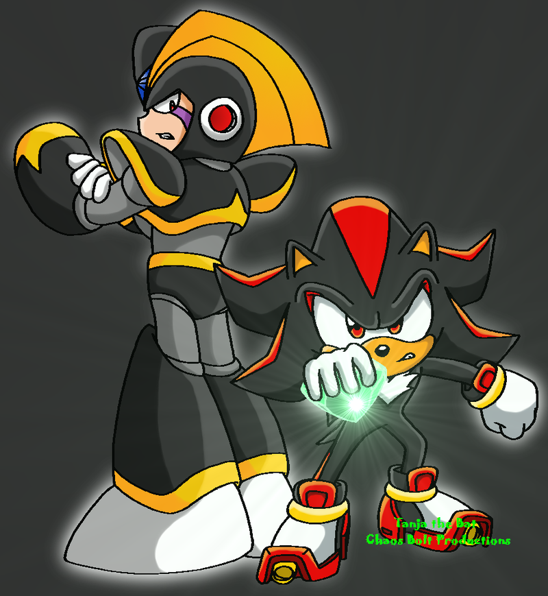 Megaman Sonic Bass And Shadow By Tanjathebat