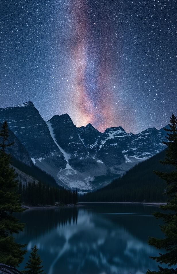 Mountain Night Wallpaper