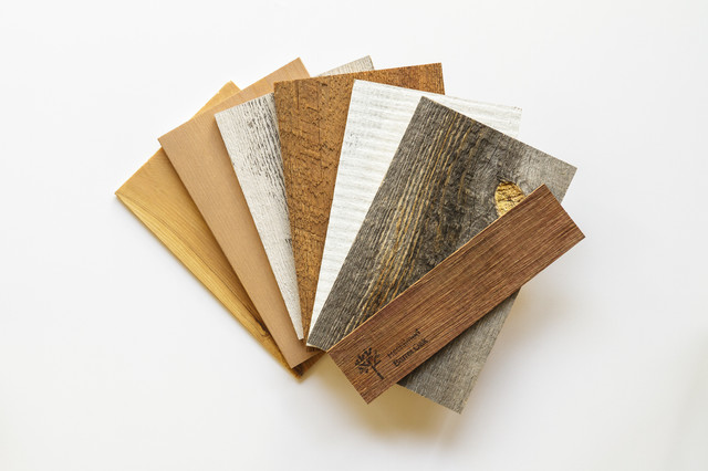 Reclaimed Wood Sample Set Rustic Wallpaper By Stikwood