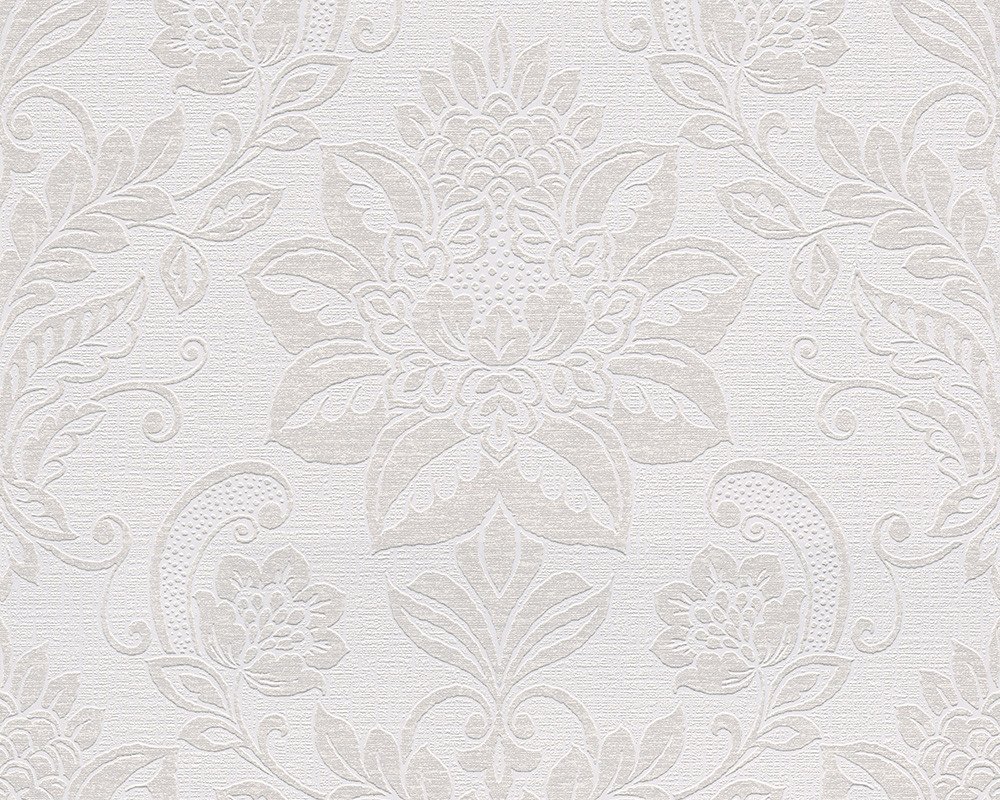 New Wallpaper Designs Traditional Damask In Cream And