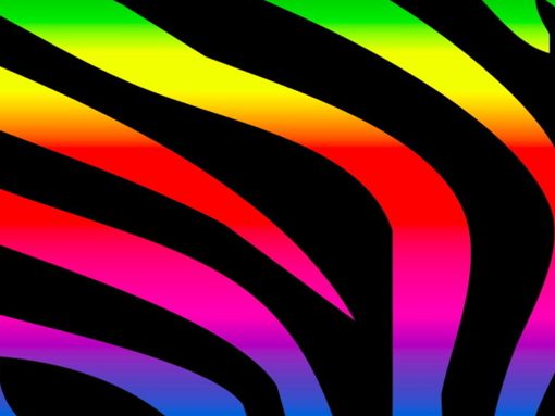 Rainbow Zebra Print Wallpaper To Your Cell Phone
