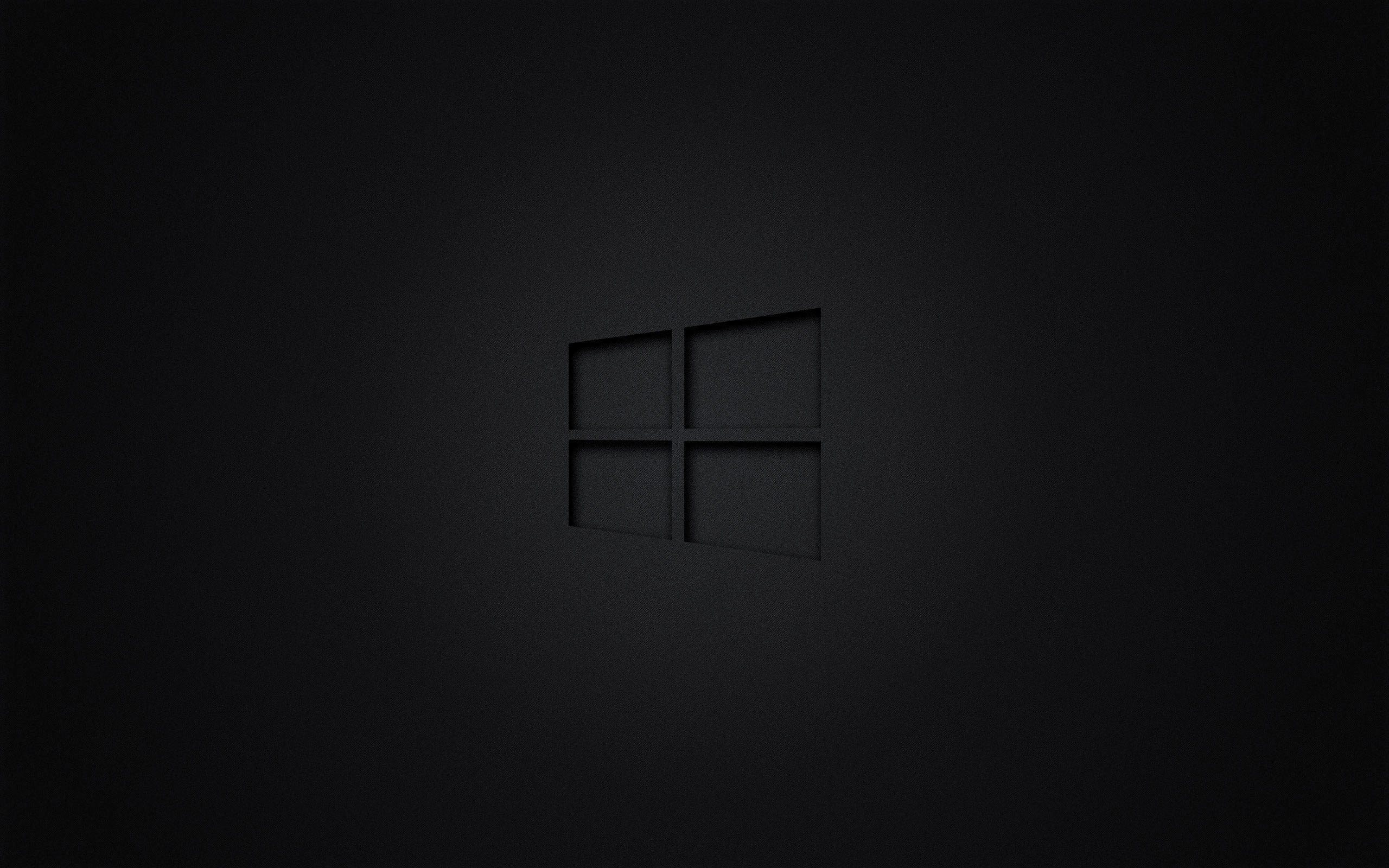 Dark 4K Abstract Windows Logo Wallpaper
