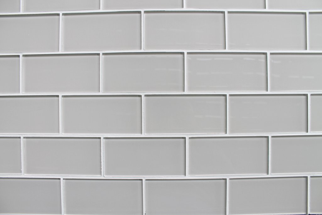 White Subway Tile Texture Glass Tiles