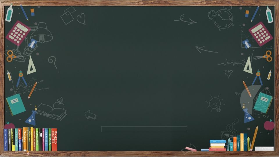 Fresh Chalkboard Stationery Ad Background Powerpoint
