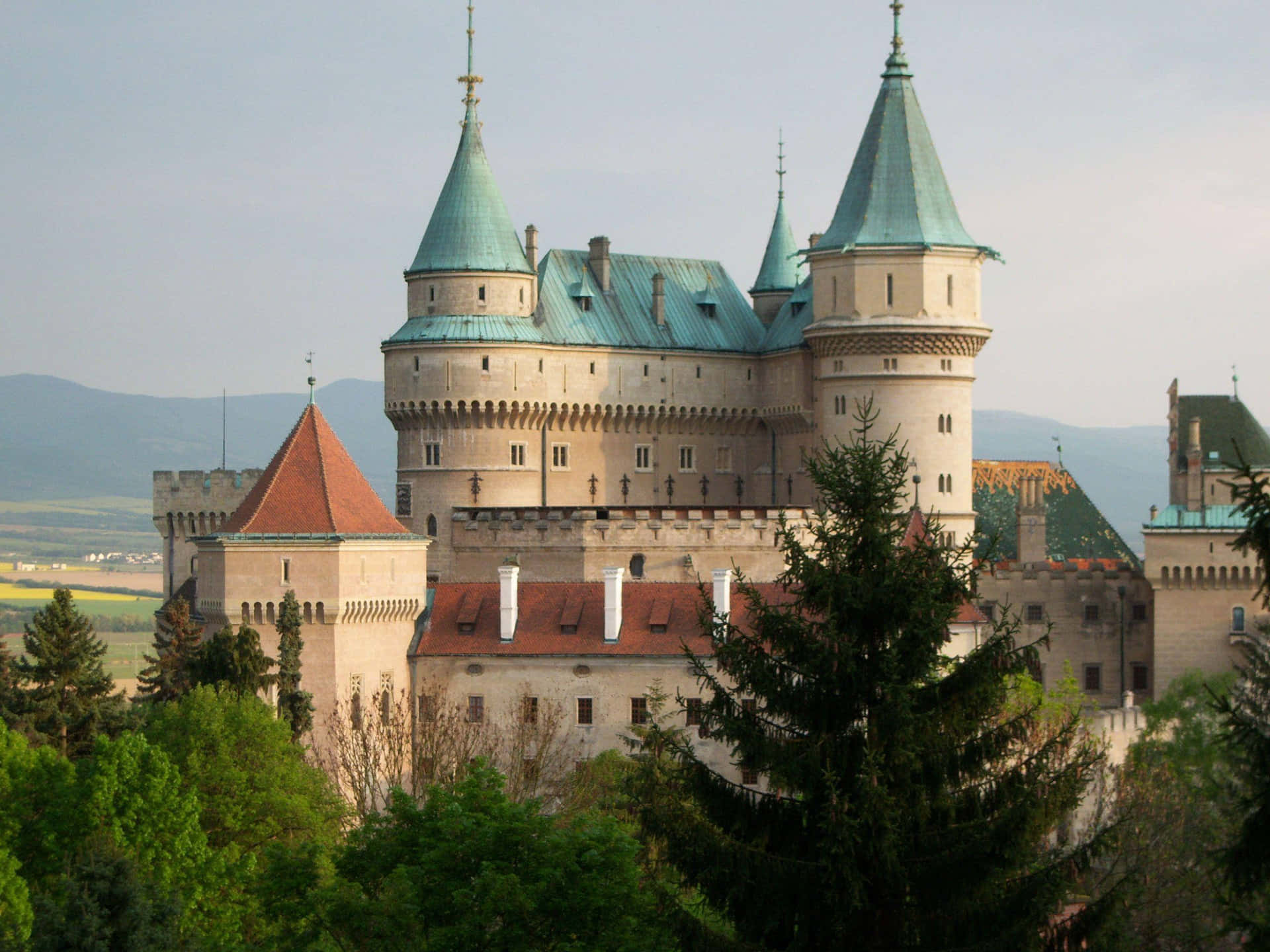 Breathtaking Of The Vibrant Rooftops Enchanting Wallpaper