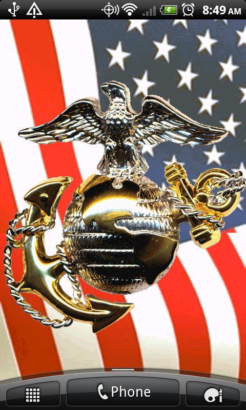 Marine Corps Live Wallpaper HD Background C
