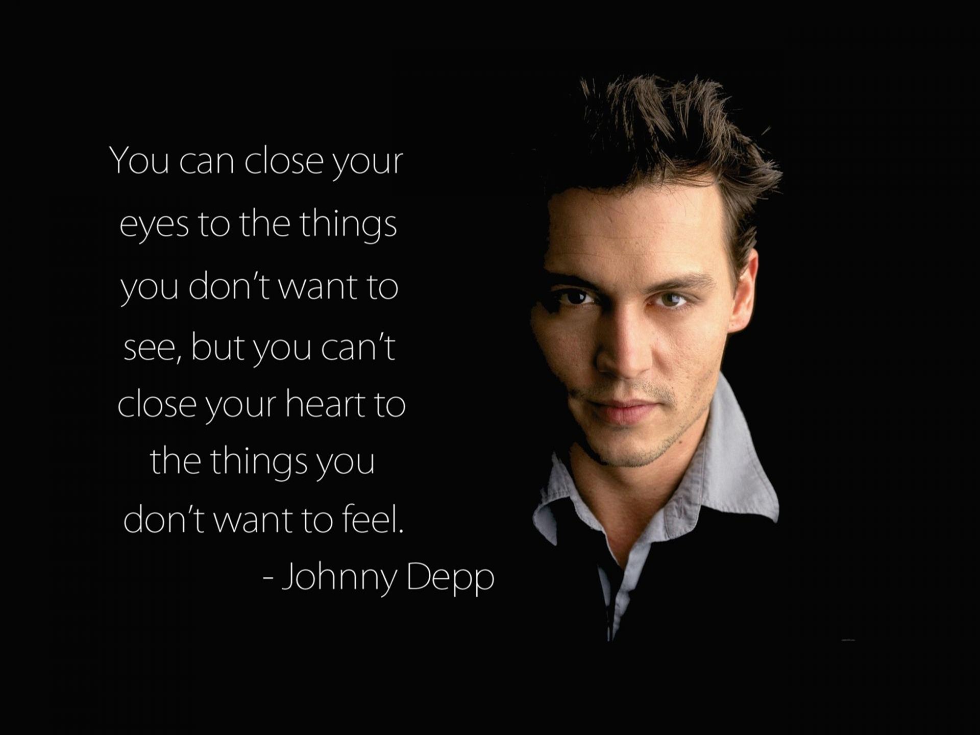 Johnny Depp Quotes Wallpaper HD Background Image Pics Photos