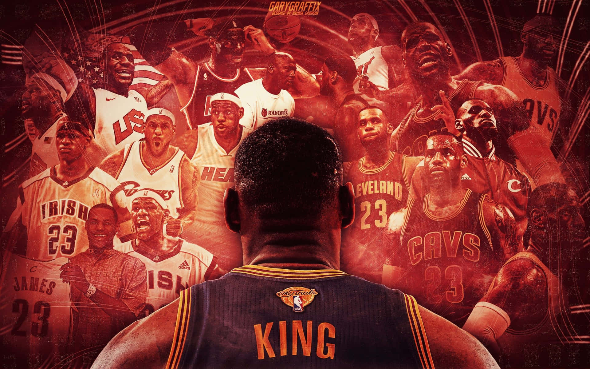 King Lebron James Wallpaper