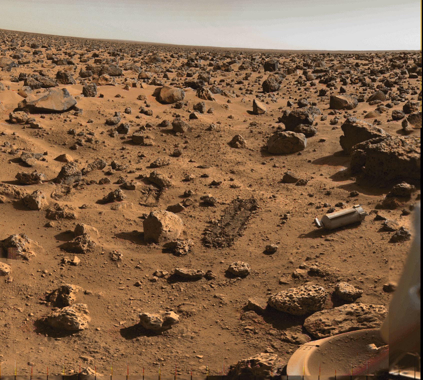 Viking Panorama Of The Martian Surface