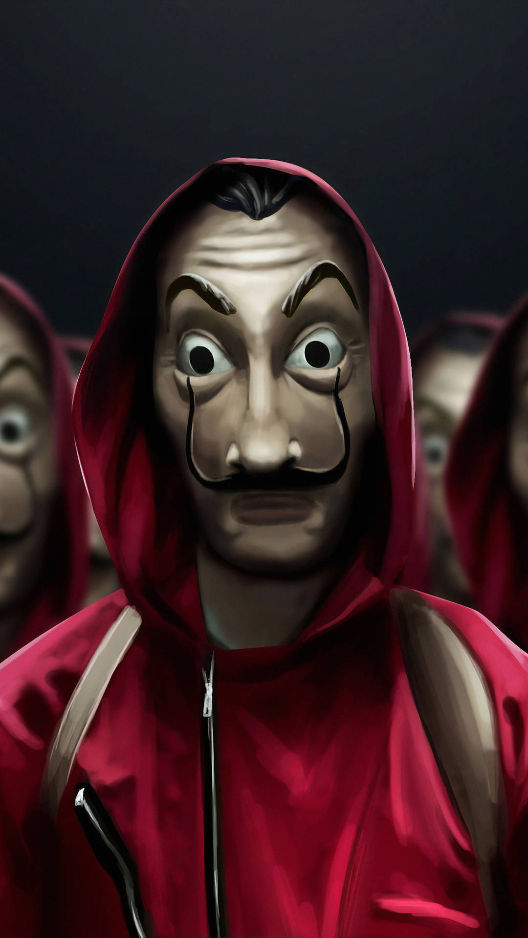 Money Heist Dali Mask Costume Wallpaper