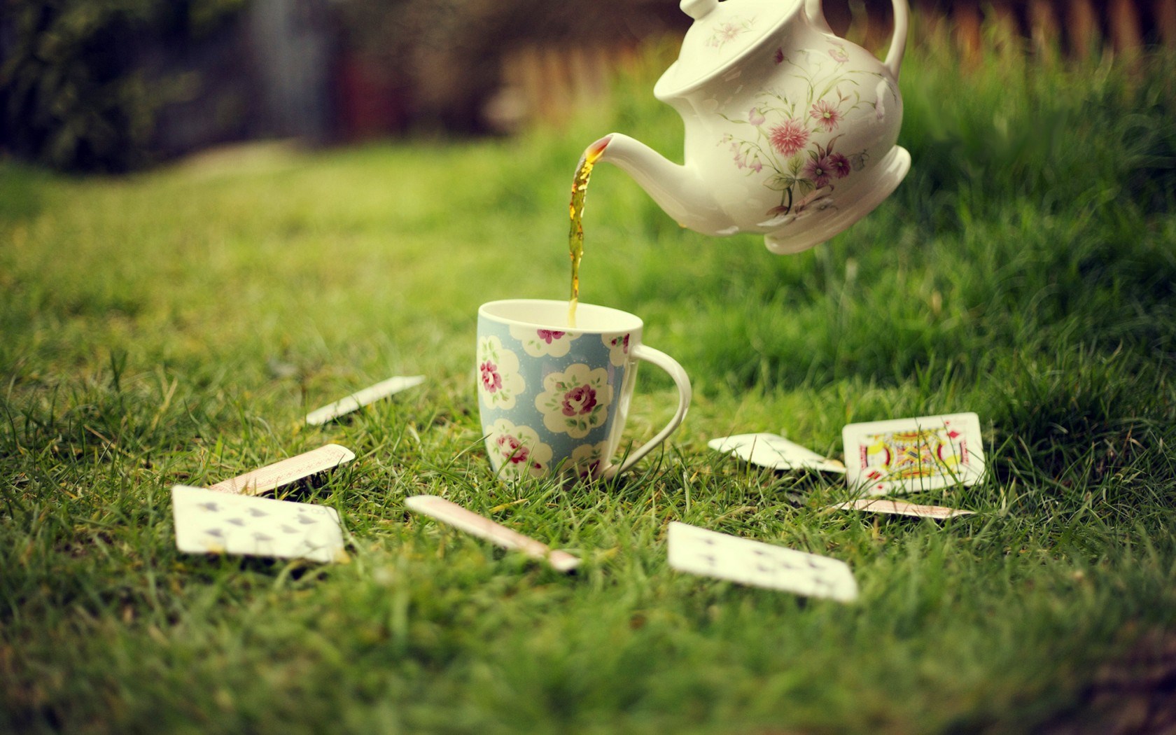 Wallpaper Details File Name Cup Teapot Tea Grass Uploaded By Armey