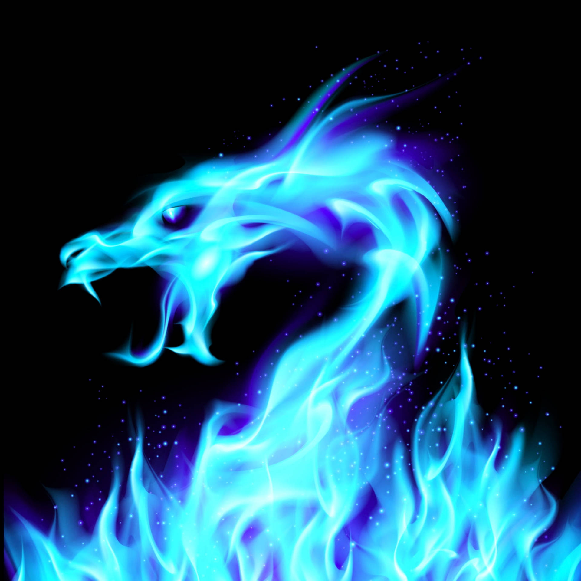 Top Blue Flame Wallpaper Full HD 4k To Use