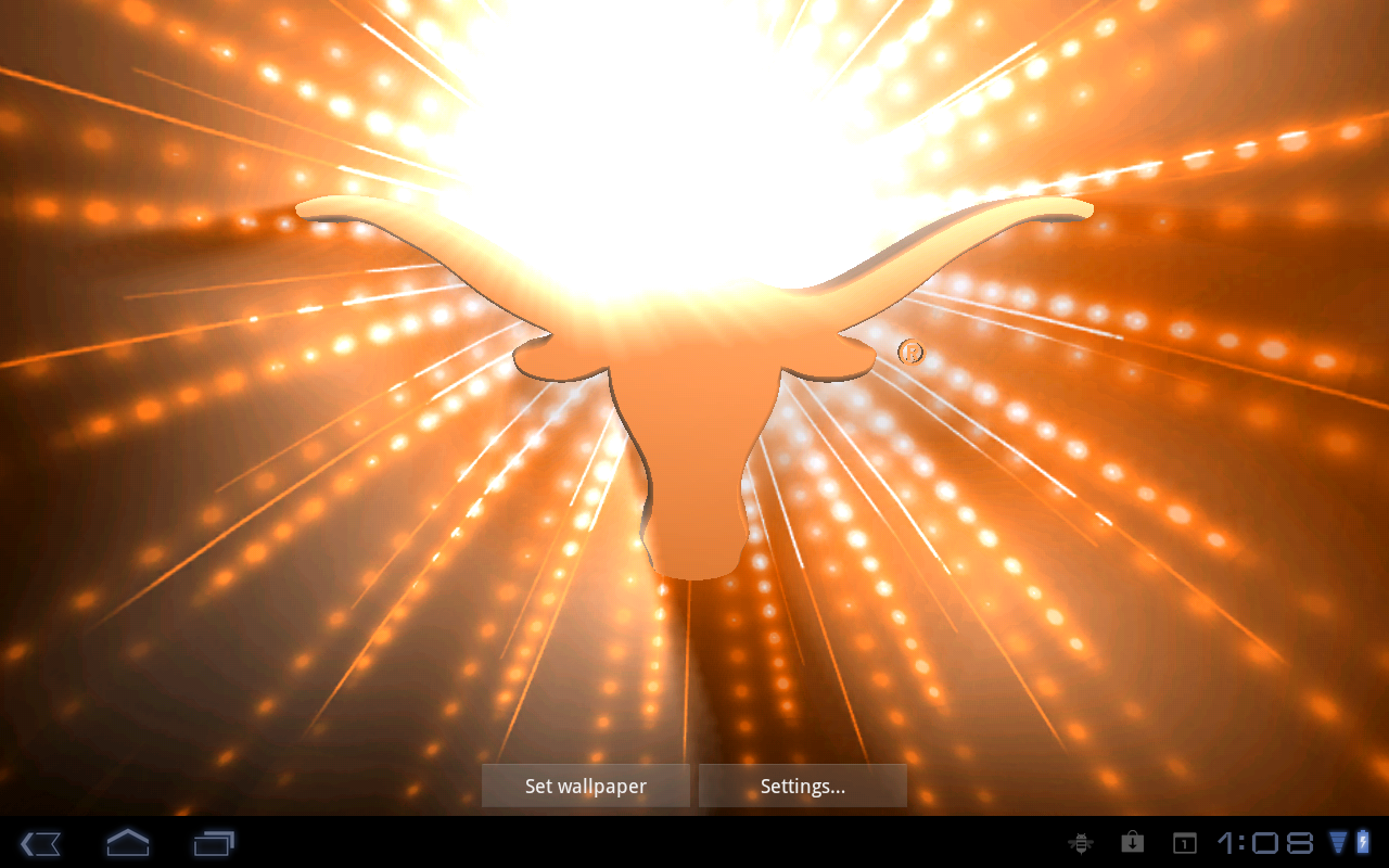 Texas Longhorns Pix Tone Screenshot