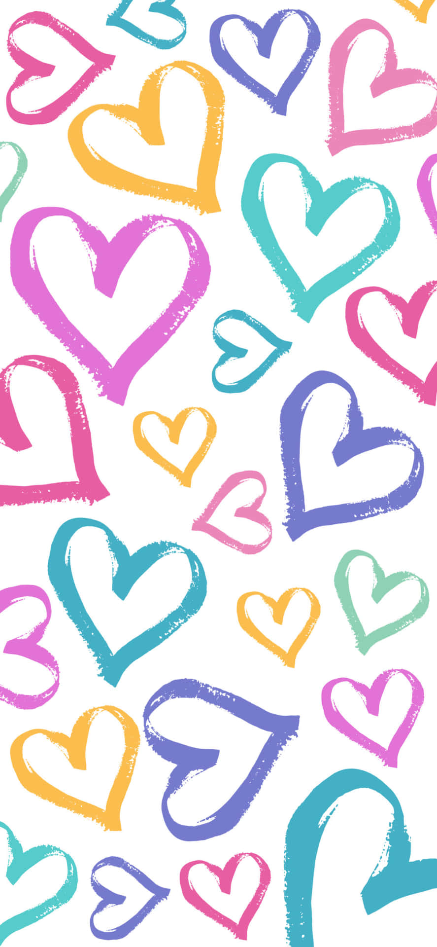 Pastel Rainbow iPhone Wallpaper
