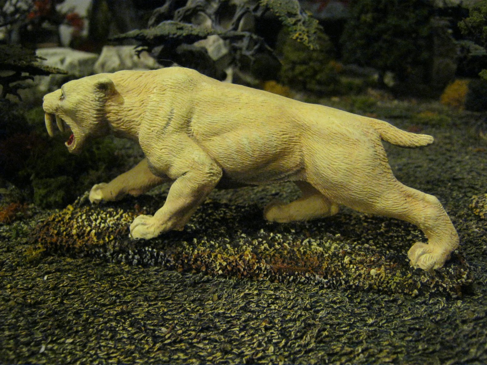 This Beautiful Sabre Toothed Tiger Was Originally A Papo Toy That I Ve