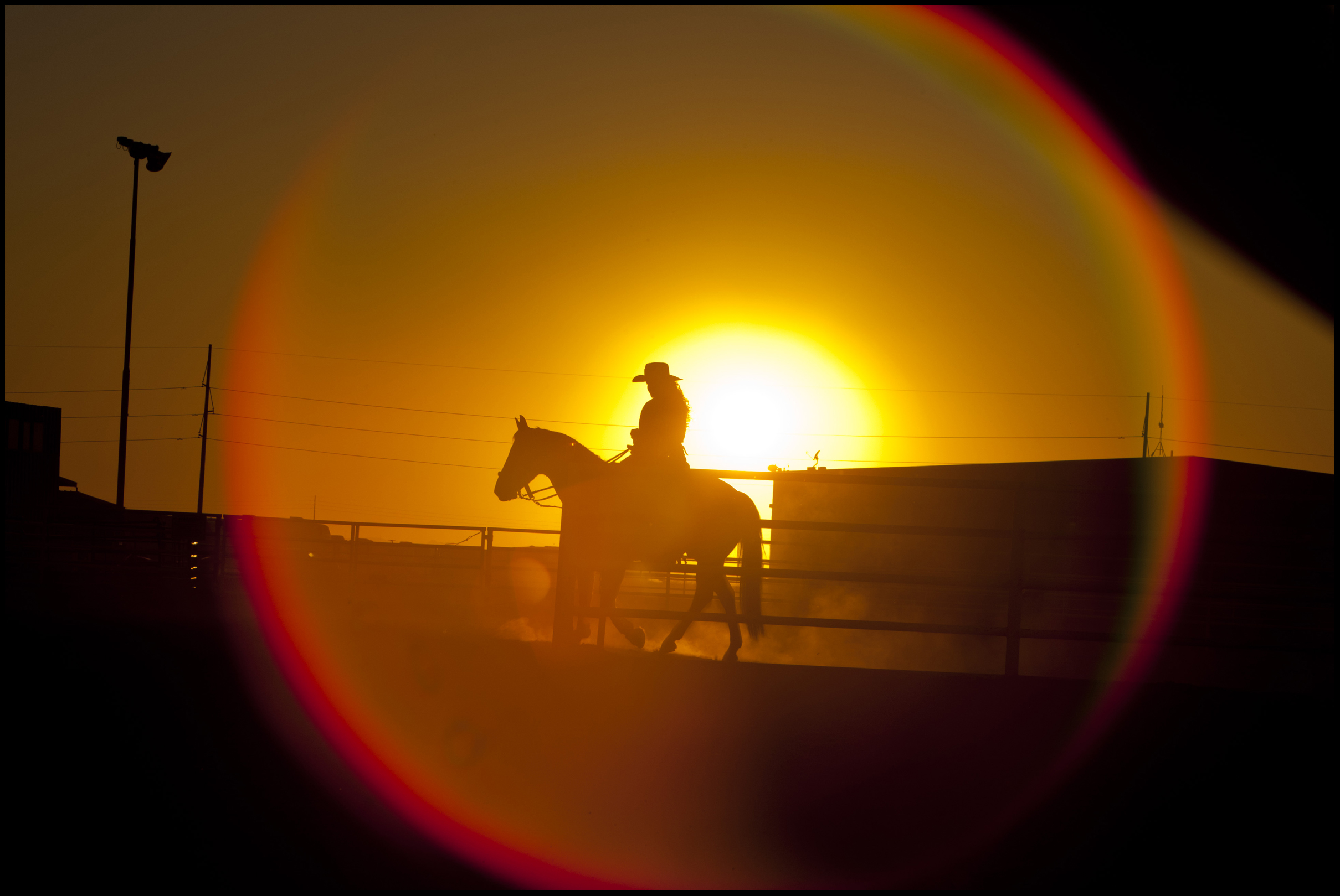 Cowboy Cowgirl Mood Horse Sunset Girl Wallpaper Background