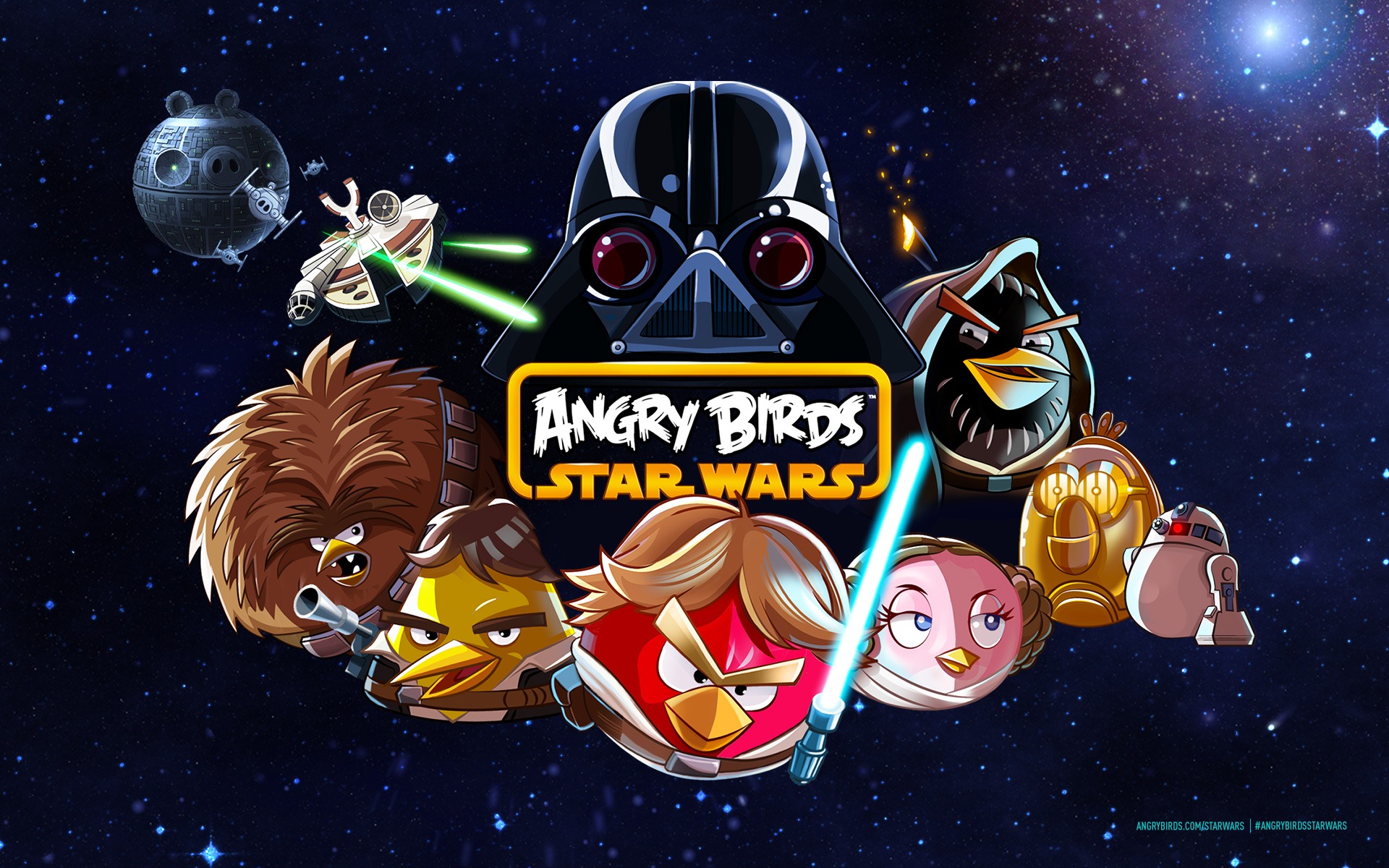 Only HD Wallpapers Angry Birds Star Wars   Wallpaper
