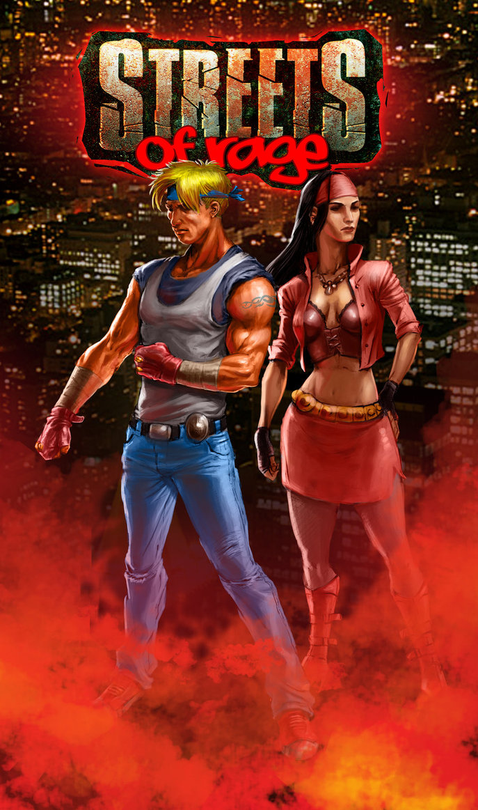 Streets Of Rage Colored By Hamex
