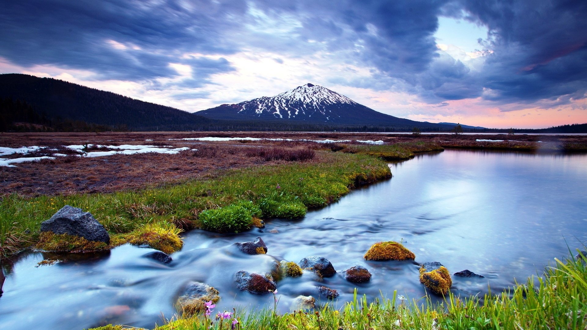 Download Beautiful River Landscape Wallpaper Full HD Wallpapers