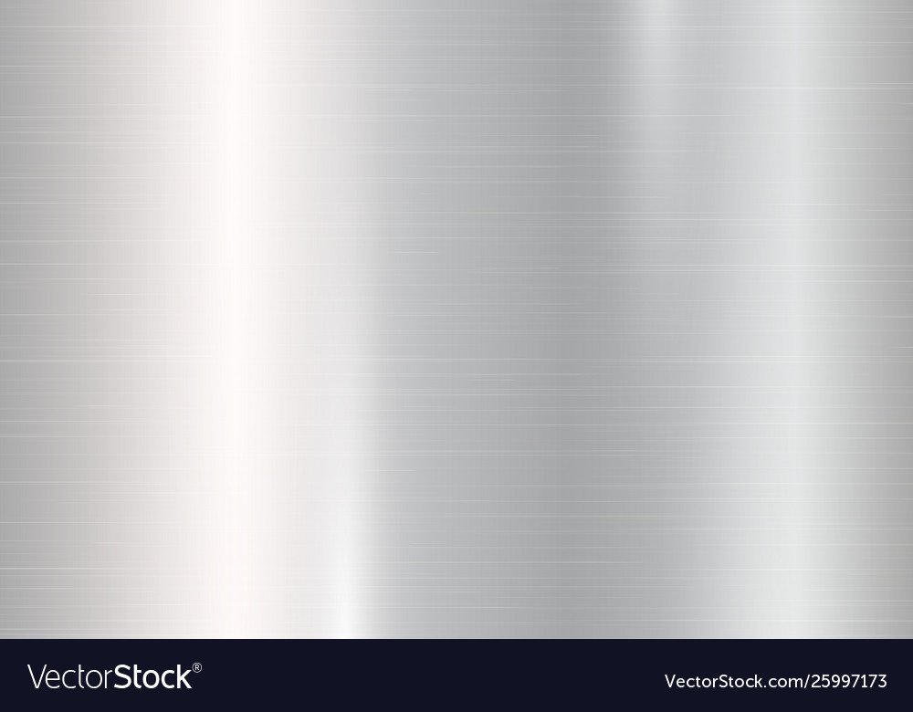 Background with silver metallic gradient Vector Image