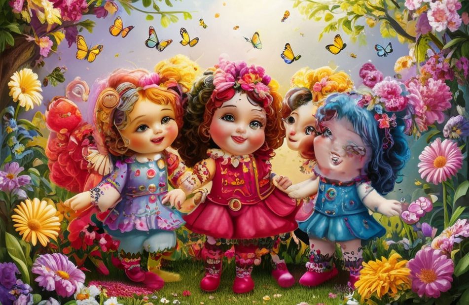 Cute Dolls Wallpaper