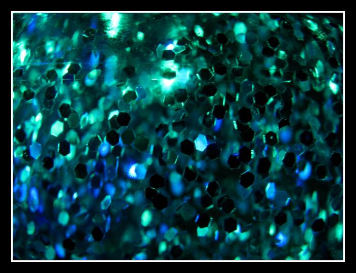 Blue Lava Lamp Background Glitter Green